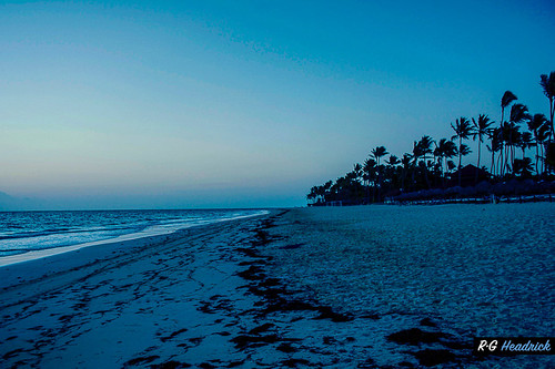 atlantic summer beach ocean gray palm sand puntacana black sky shore dominicanrepublic water blue waves bethesda maryland unitedstates us