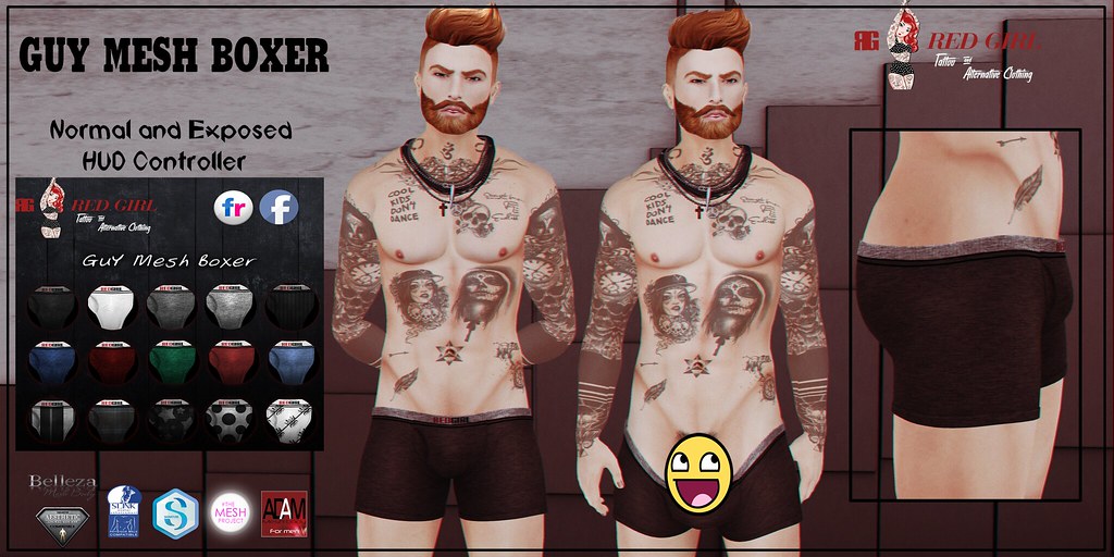 RG - Red Girl Tattoo & Alternative Clothing exclusive for Ross Event - SecondLifeHub.com