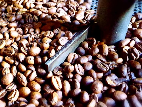 lots of coffee roasting going on