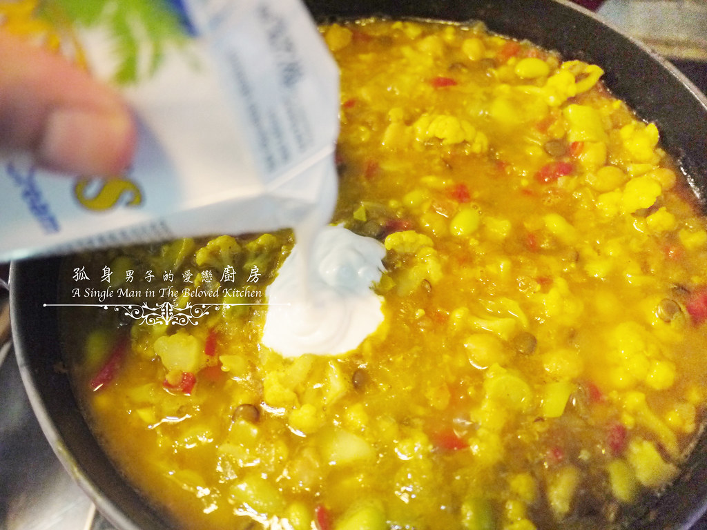 孤身廚房-Staub媽咪鍋煮超滿的印度蔬食花椰菜咖哩44