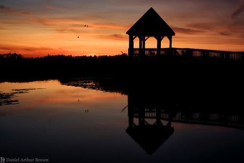 august houghtonlake houghtonlakeflats mi michigan lake landscape reflection summer sunset wetland unitedstates us