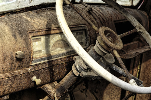 6d automobile automotive cars ef2470f28l easttexas naturallight outdoor rusty summer texas transportation trucks weathered antique historic topazlabs beautiful steeringwheel