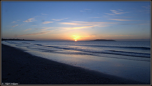 sunrise beach walk girl gaelige morning dublin flickr friends sea waves dawn