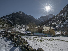 Andorra mountain landscape: Canillo, Vall d'Orient, Andorra