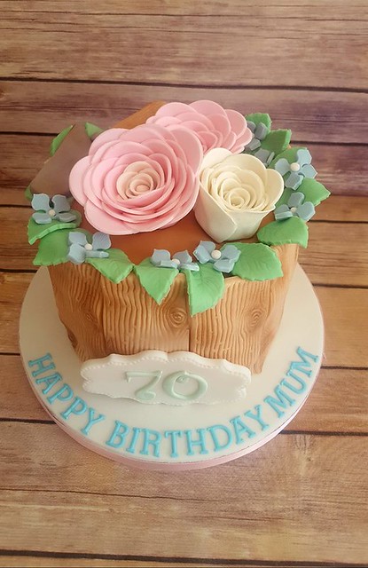 Floral Gardening Cake by Vickys Cakes Sonning Common