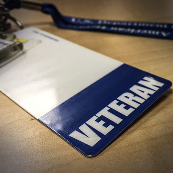 A badge from a VA worker and AFGE member in St. Louis, MI (2016)