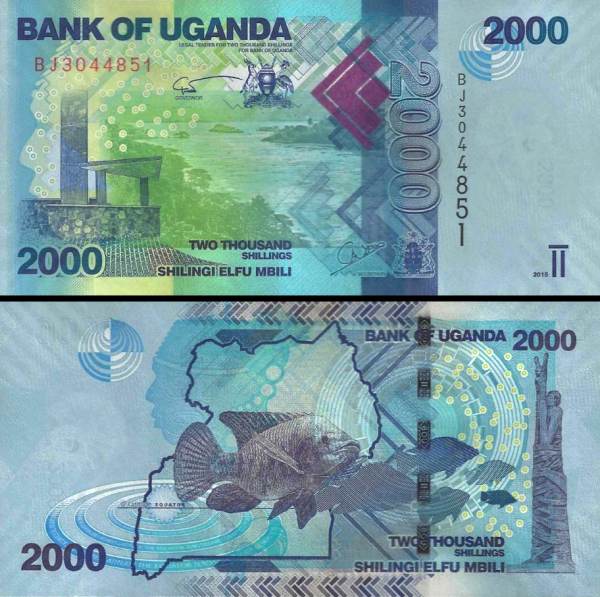 2000 Šilingov Uganda 2015, P50