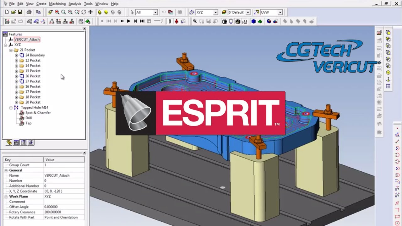 Milling with ESPRIT-2015 R4