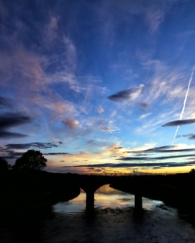 aberdeen dyce bridge sunset sunrise sky landscape scotland