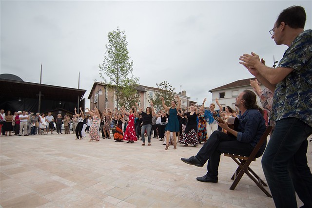Flashmob devant le village Arte Flamenco