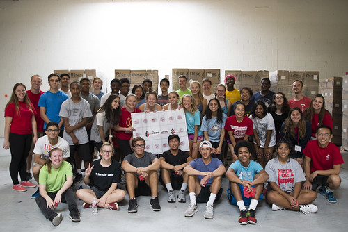 MAST Students Volunteer at Rise Against Hunger