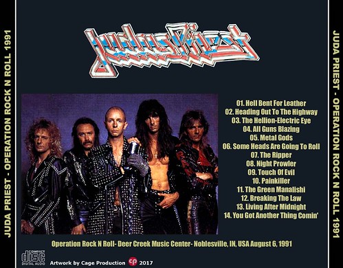Judas Priest-Noblesville 1991 back