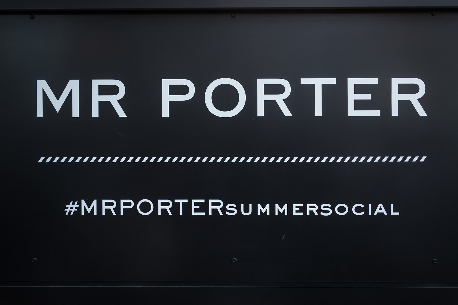 MR PORTER Summer Social