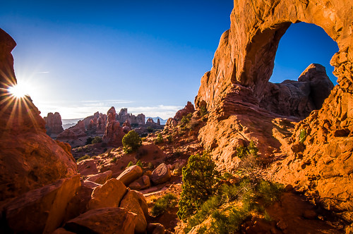 absolutelystunningscapes ngc utah arches national park window arch sunrise