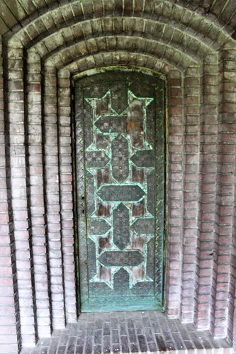 iron door of church