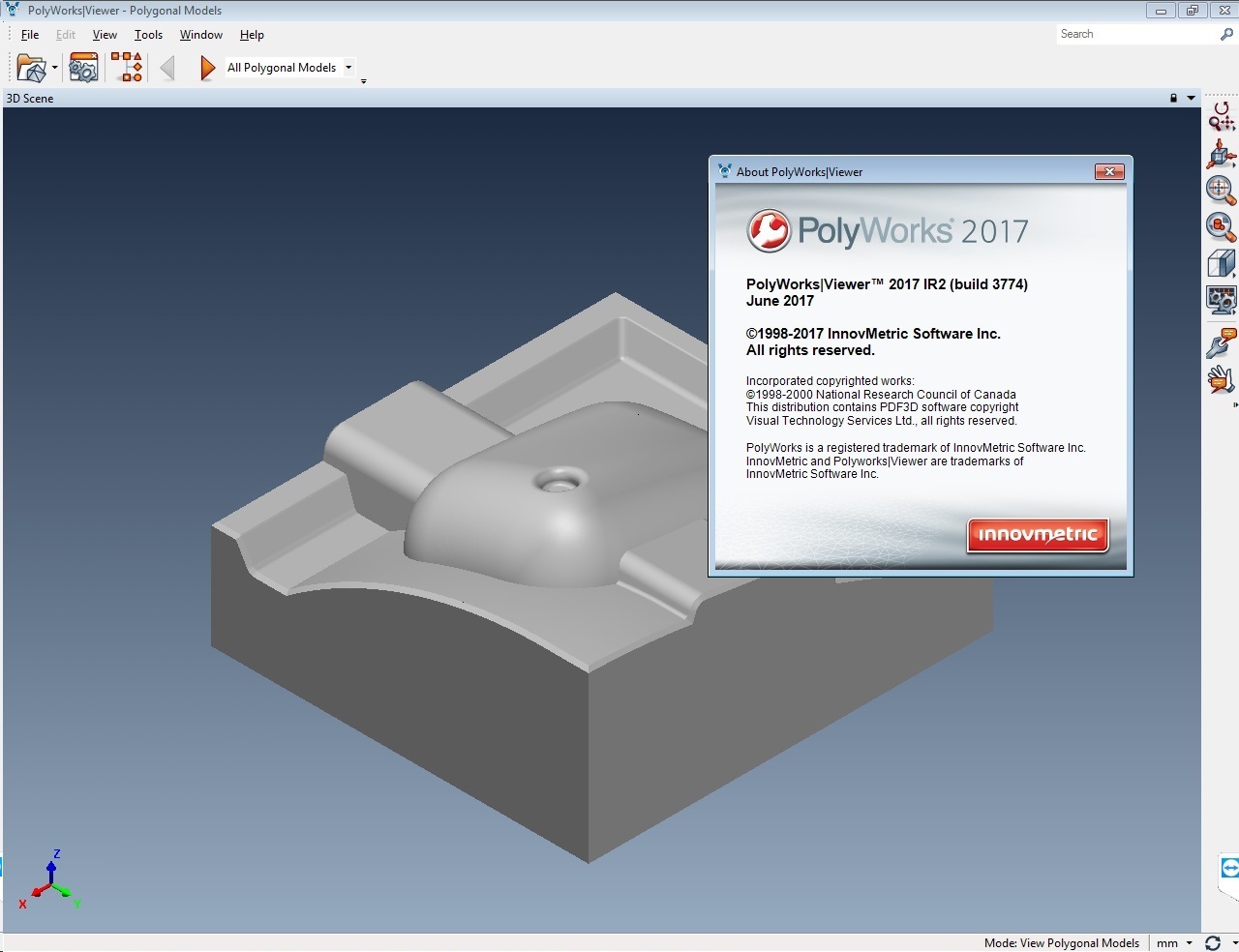 Working with InnovMetric PolyWorks 2017 IR2 full license