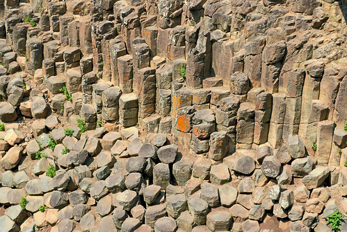 basaltic prisms volcanic hexagon stones state park huasca de ocampo hidalgo méxico maria regla santa