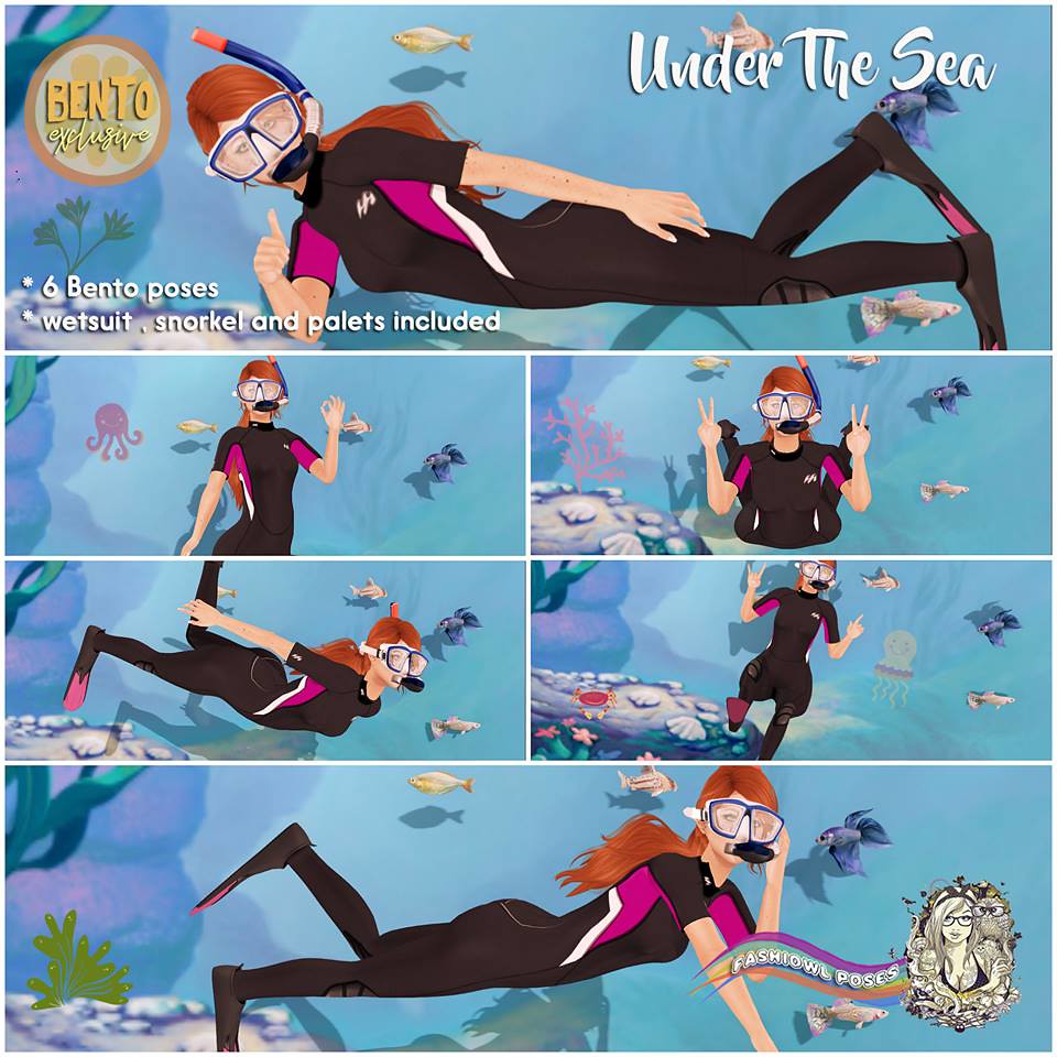 =fashiowl poses= Under the Sea - SecondLifeHub.com