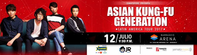 Asian Kung Fu Generation a menos de un mes de su llegada a Lima