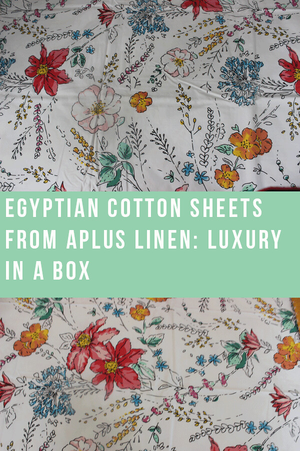 Luxury in a box Egyptian cotton sheets from Aplus linen dress your