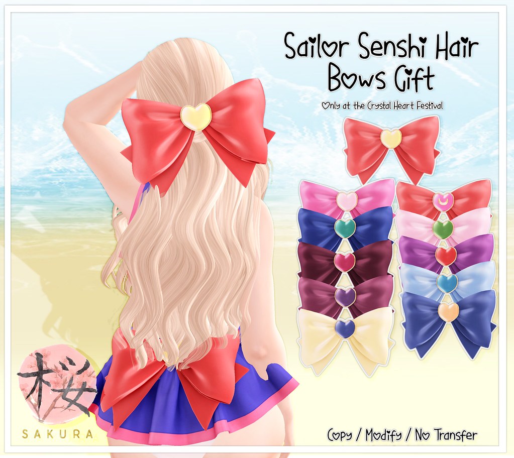Senshi Hair Bow Free Gift! - SecondLifeHub.com