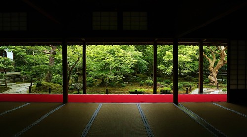 enkouji temple tempel templo 圓光寺 zen zentemple garden frame window allmanual enkoji