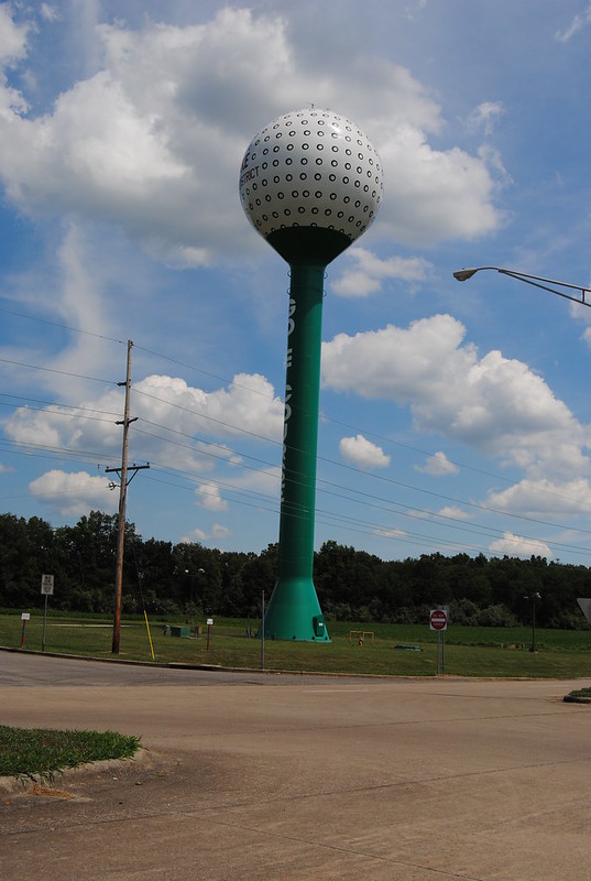 Golf Ball and Tee Water Tower, Rend Lake, IL