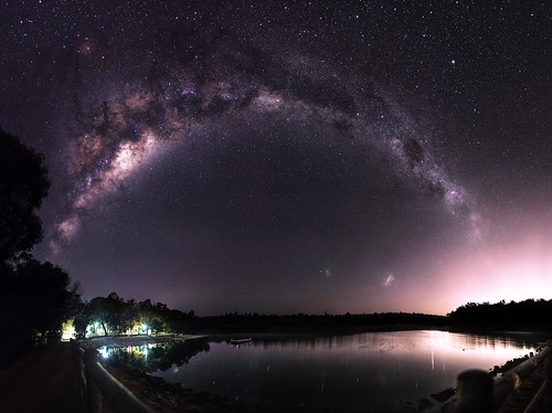 lake leschenaultia mundaring westernaustralia australia great rift panorama stitched msice landscape wide astrophotography astronomy stars galaxy milkyway galactic core space night nightphotography nikon 50mm d5500 dslr long exposure perth southern southernhemisphere cosmos cosmology outdoor sky landscapeastrophotography mosaic water reservoir magellanicclouds largemagellaniccloud large small magellanic clouds lightpollution