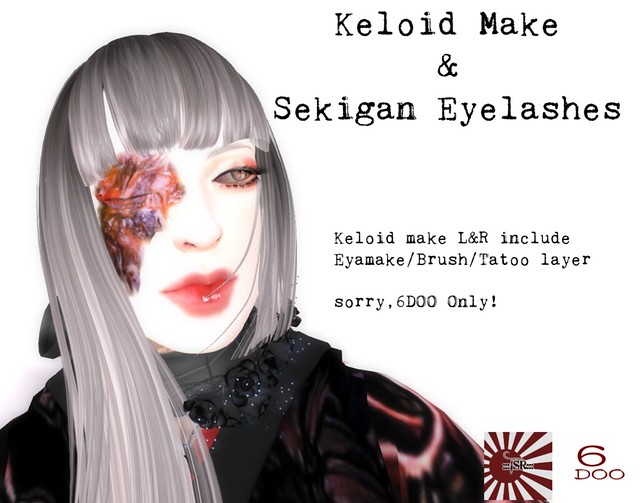 :::ISR::: Keloid make&Sekigan Eyelashes for 6DOO!