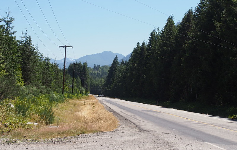 SR-530: I ended up taking the highway back down from Darrington because of the rough shape of the Whitehorse Trail.