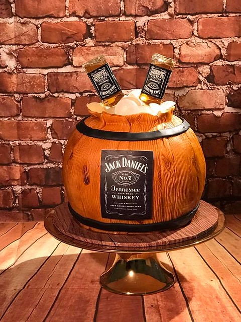 Jack Daniels Barrel Cake by Kathryn Collins of Layers of Love