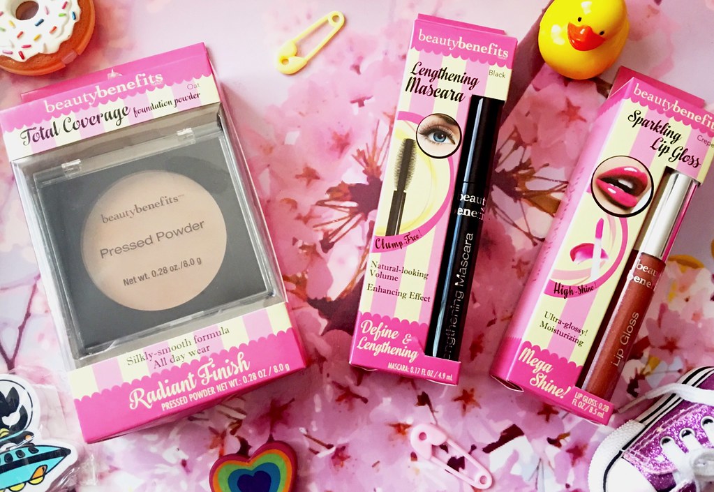 Dollar Tree Beauty Test: Beauty Benefits Pressed Powder, Mascara and Lipgloss