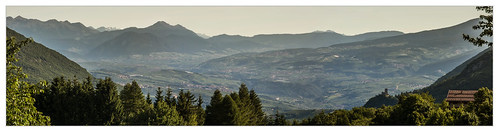 cavedago trentin trento weinberge landschaft panorama landscape castelbelfort cles hügellandschaft
