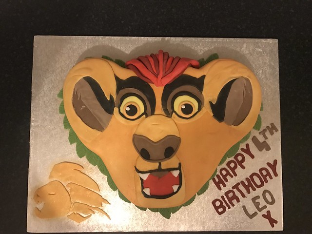 Kion from Disney Junior's the Lion Guard by Natalie Rouse of Natalie's Cakes