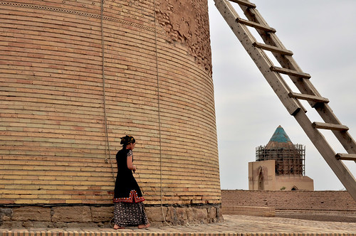 konyeurgench kunyaurgench köneürgenç turkmenistan brick minaret kunyeurgench tm