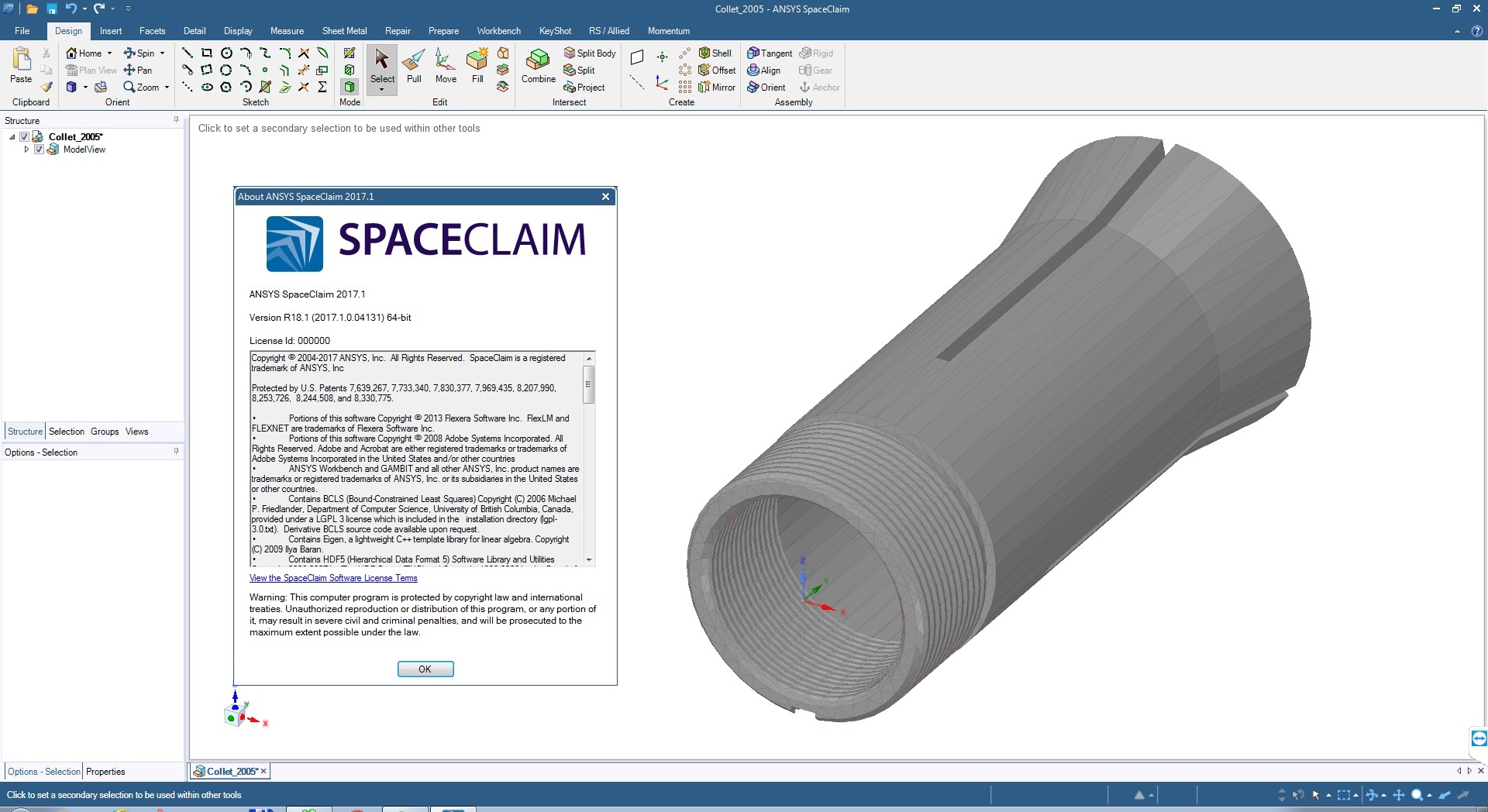 Working with ANSYS SpaceClaim 2017.1 SP1 64bit full license