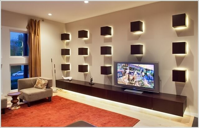 Design an Interesting and Chic TV Wall
