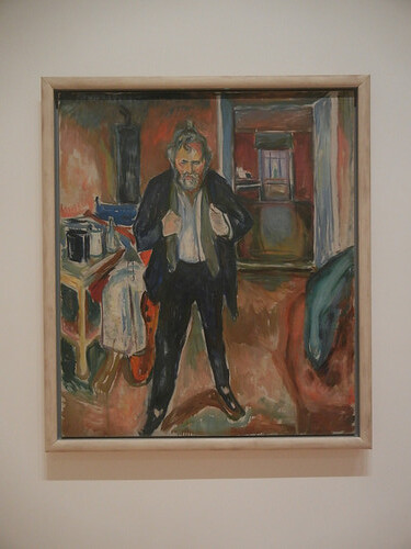 DSCN9145 _ Sleepless Night: Self-Portrait in Inner Turmoil, 1920, Edvard Munch, SFMOMA