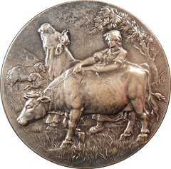 c1910 Argentina Livestock Exposition Award Medal obverse