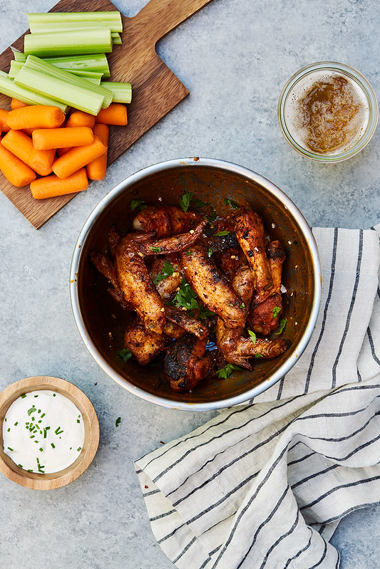 Crispy Grilled Chicken Wings – Three Ways