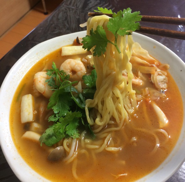 Tom yum goong Noodle and Soupe