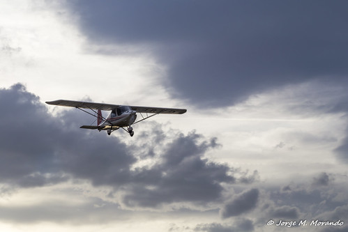 aerodrome airield clouds flight fly plane sky