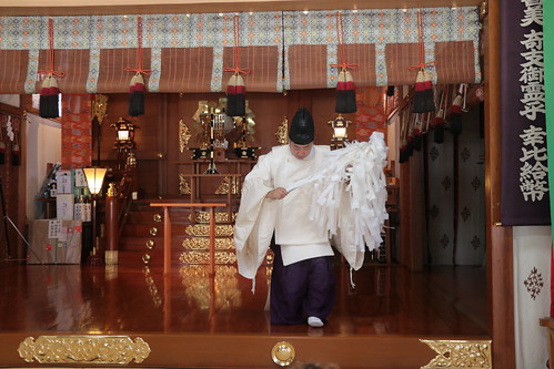 Priest of Fuji worship sect