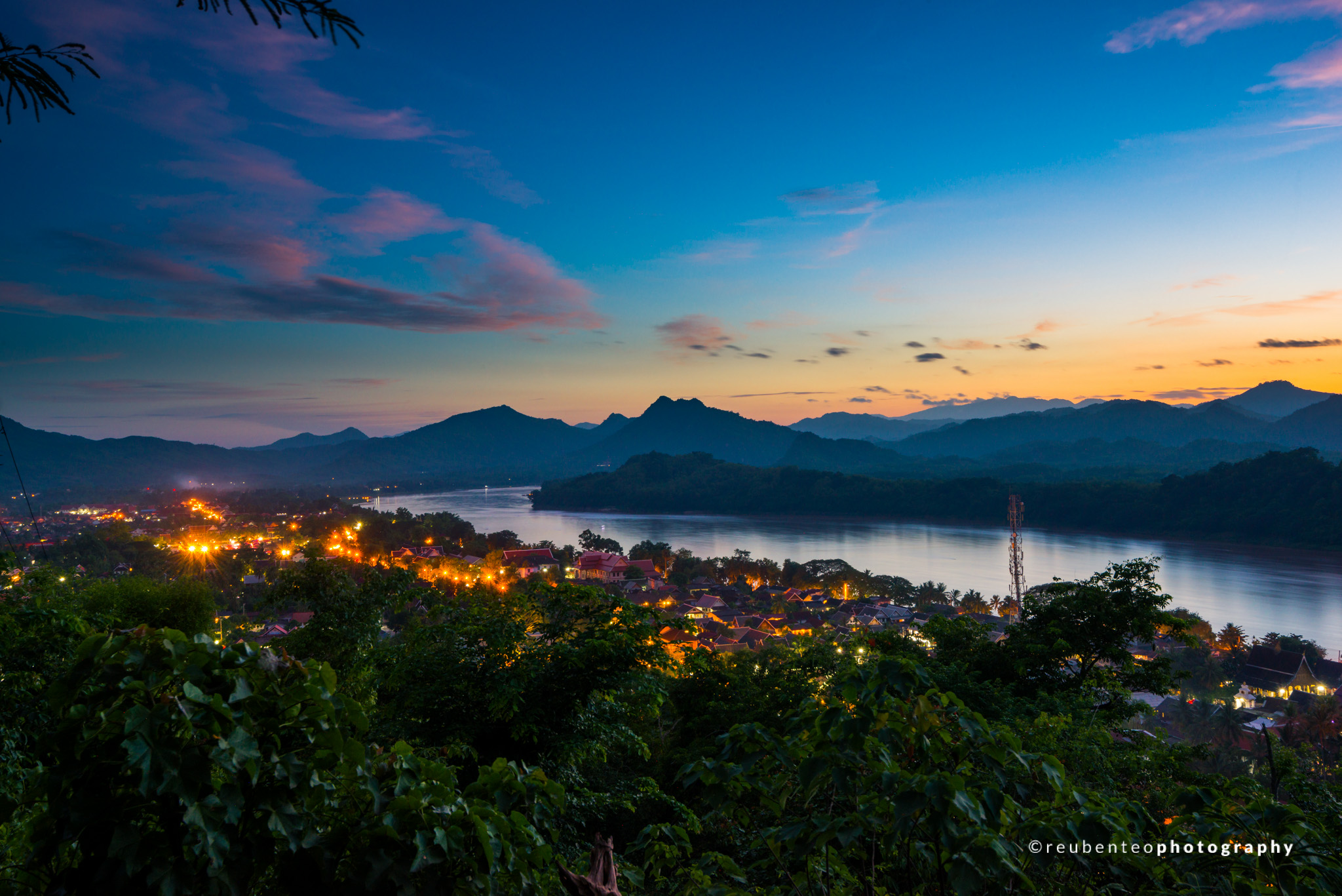 Sunset of Luang Prabang