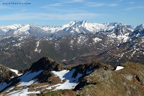 nature landscape alps alpen mountains hiking austria outdoor snow brown white sky europe