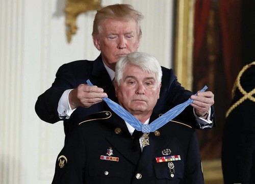 Trump Awards James McCloughan Medal of Honor