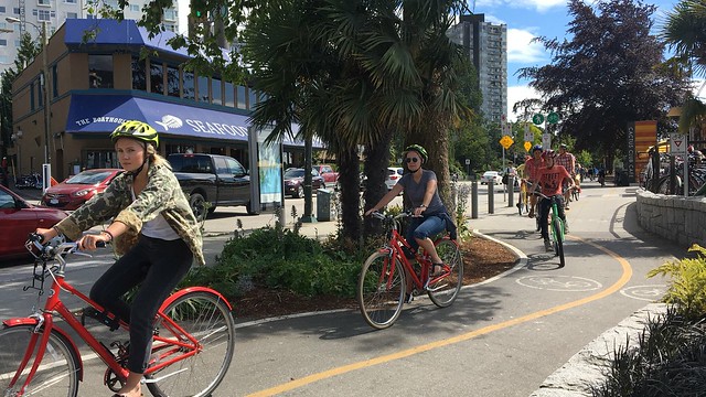 Urban cycling in Vancouver