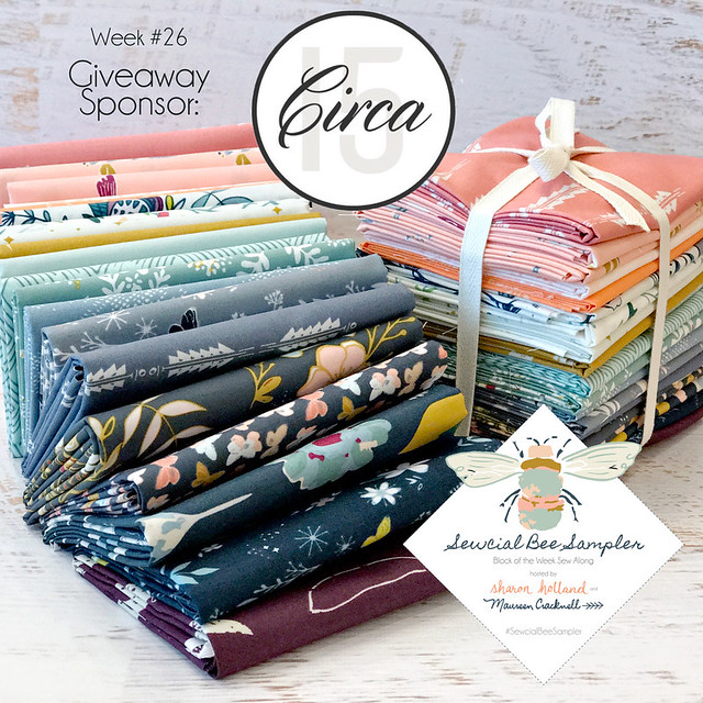 A Sewcial Bee Giveaway with Circa 15 Fabric Studio!