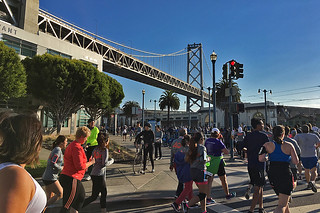 San Francisco Marathon - Landmark Bay Bridge