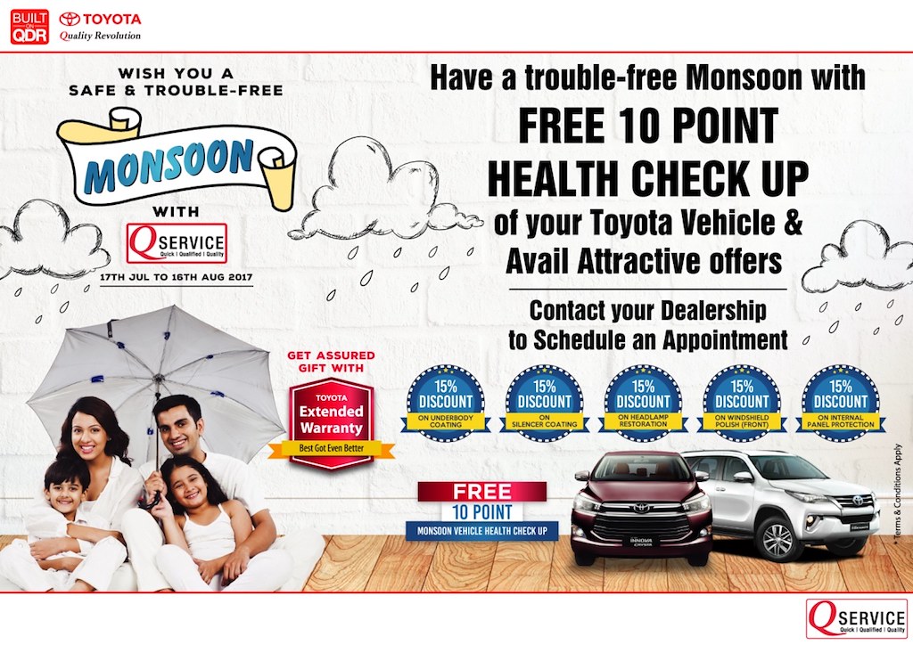 Toyota Monsoon Car Care Campaign